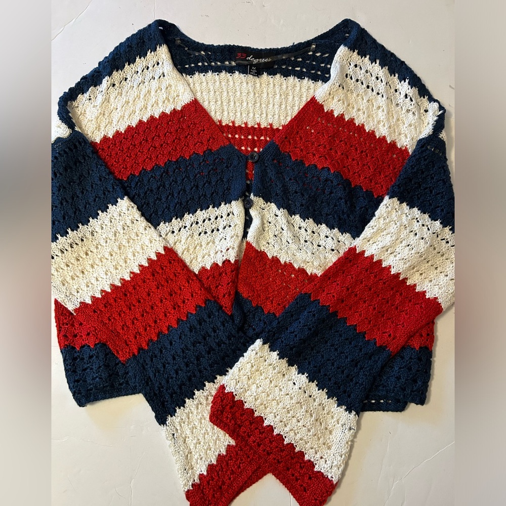 Red White & Blue sweater size XL